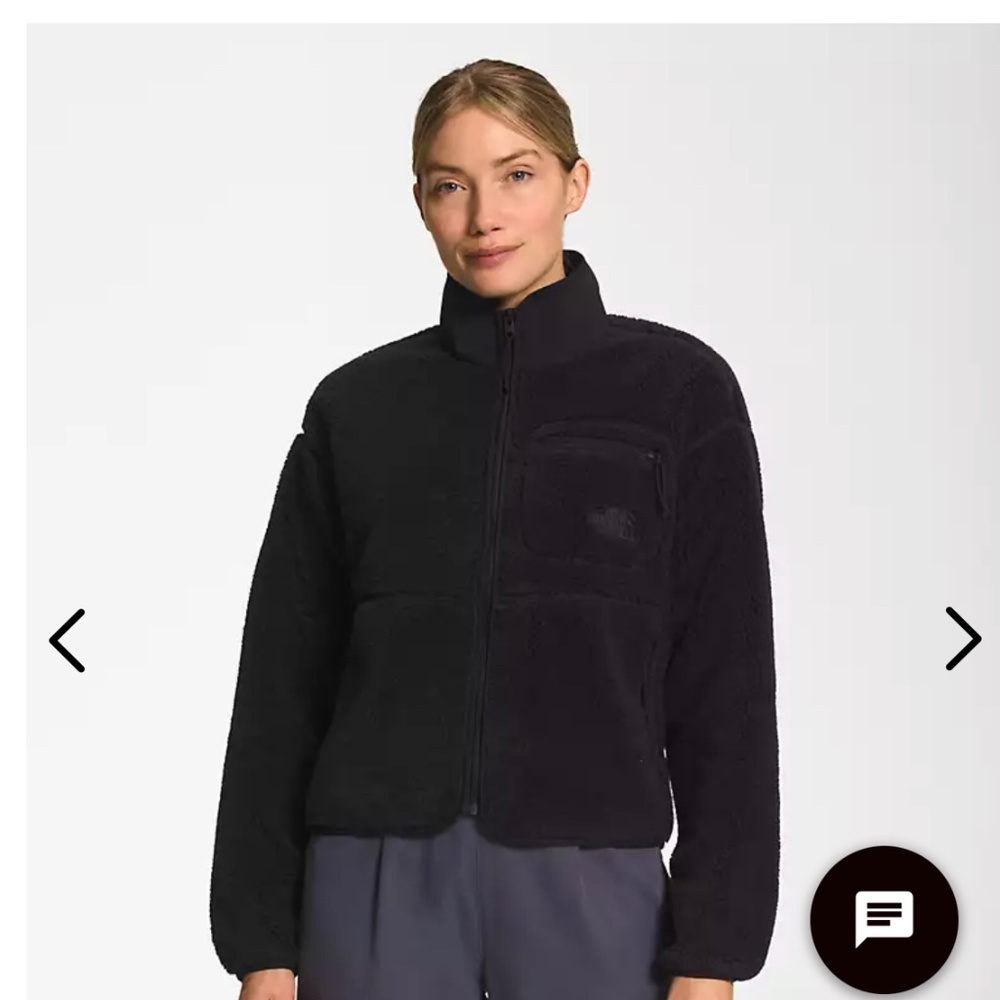North Face Black Sherpa Jacket